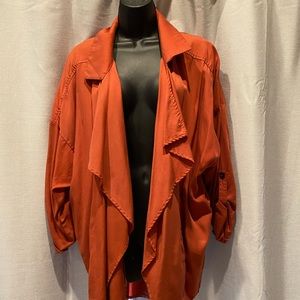 Orange Cape jacket
